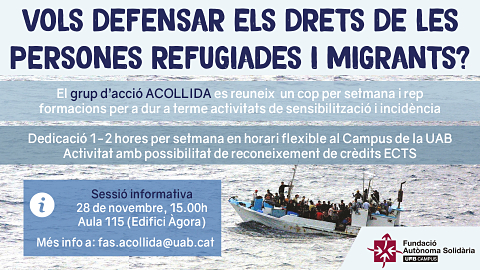 Crida Programa Acollida refugiats